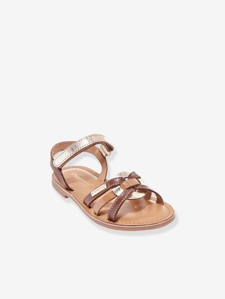 Sandales cuir enfant Badalia PAR M. BELARBI beige imprimé 3 - vertbaudet enfant 