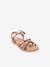 Sandales cuir enfant Badalia PAR M. BELARBI beige imprimé 3 - vertbaudet enfant 