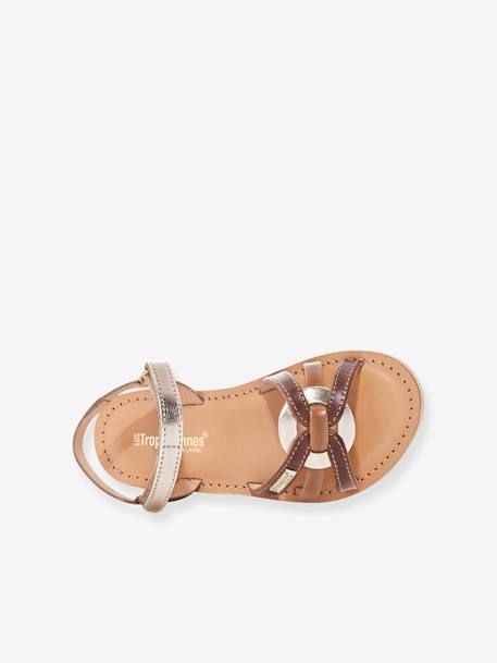 Sandales cuir enfant Badalia PAR M. BELARBI beige imprimé 2 - vertbaudet enfant 