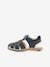 Sandales cuir garçon Platinium marine 2 - vertbaudet enfant 