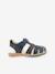 Sandales cuir garçon Platinium marine 1 - vertbaudet enfant 