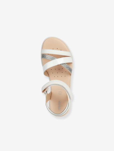 Sandales J SANDALE KARLY FILL blanc+marron 3 - vertbaudet enfant 