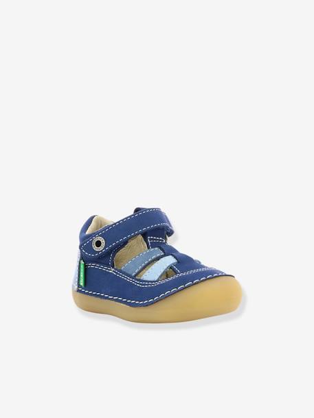 Sandales cuir bébé Sushy Originel Softers KICKERS® BLANC+bleu+caramel+marine+rose 9 - vertbaudet enfant 