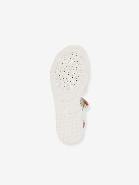 Sandales J SANDALE KARLY FILL blanc+marron 4 - vertbaudet enfant 