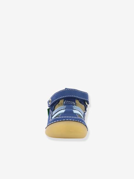 Sandales cuir bébé Sushy Originel Softers KICKERS® BLANC+bleu+caramel+marine+rose 11 - vertbaudet enfant 