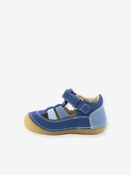 Sandales cuir bébé Sushy Originel Softers KICKERS® BLANC+bleu+caramel+marine+rose 8 - vertbaudet enfant 