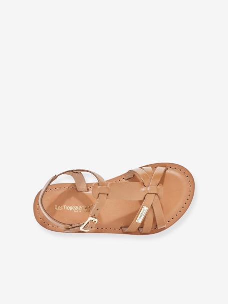 Sandales cuir enfant Baguera PAR M. BELARBI jaune 3 - vertbaudet enfant 