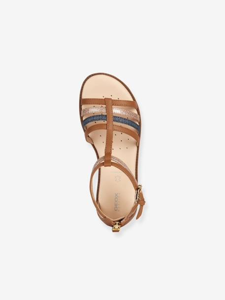 Sandales J SANDALE KARLY FILL blanc+marron 8 - vertbaudet enfant 