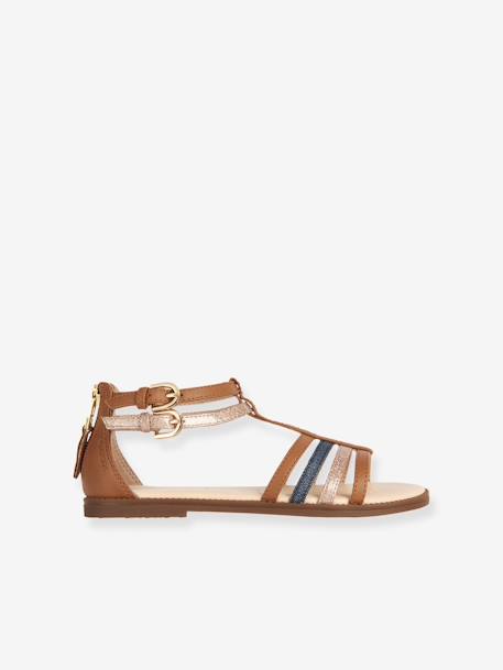 Sandales J SANDALE KARLY FILL blanc+marron 6 - vertbaudet enfant 