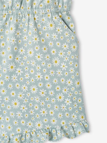 Combi-short à volants fille beige imprimé+bleu grisé+noir imprimé 8 - vertbaudet enfant 