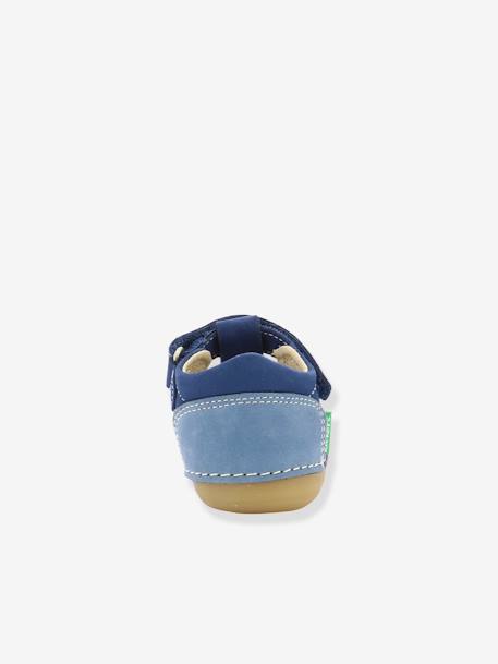 Sandales cuir bébé Sushy Originel Softers KICKERS® BLANC+bleu+caramel+marine+rose 10 - vertbaudet enfant 