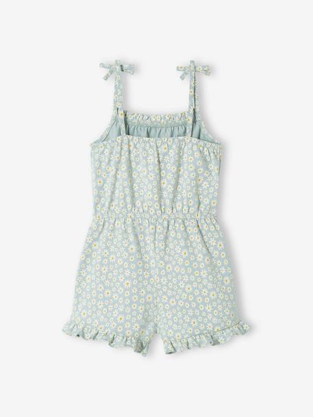 Combi-short à volants fille beige imprimé+bleu grisé+noir imprimé 6 - vertbaudet enfant 