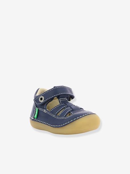 Sandales cuir bébé Sushy Originel Softers BLANC+caramel+marine 18 - vertbaudet enfant 