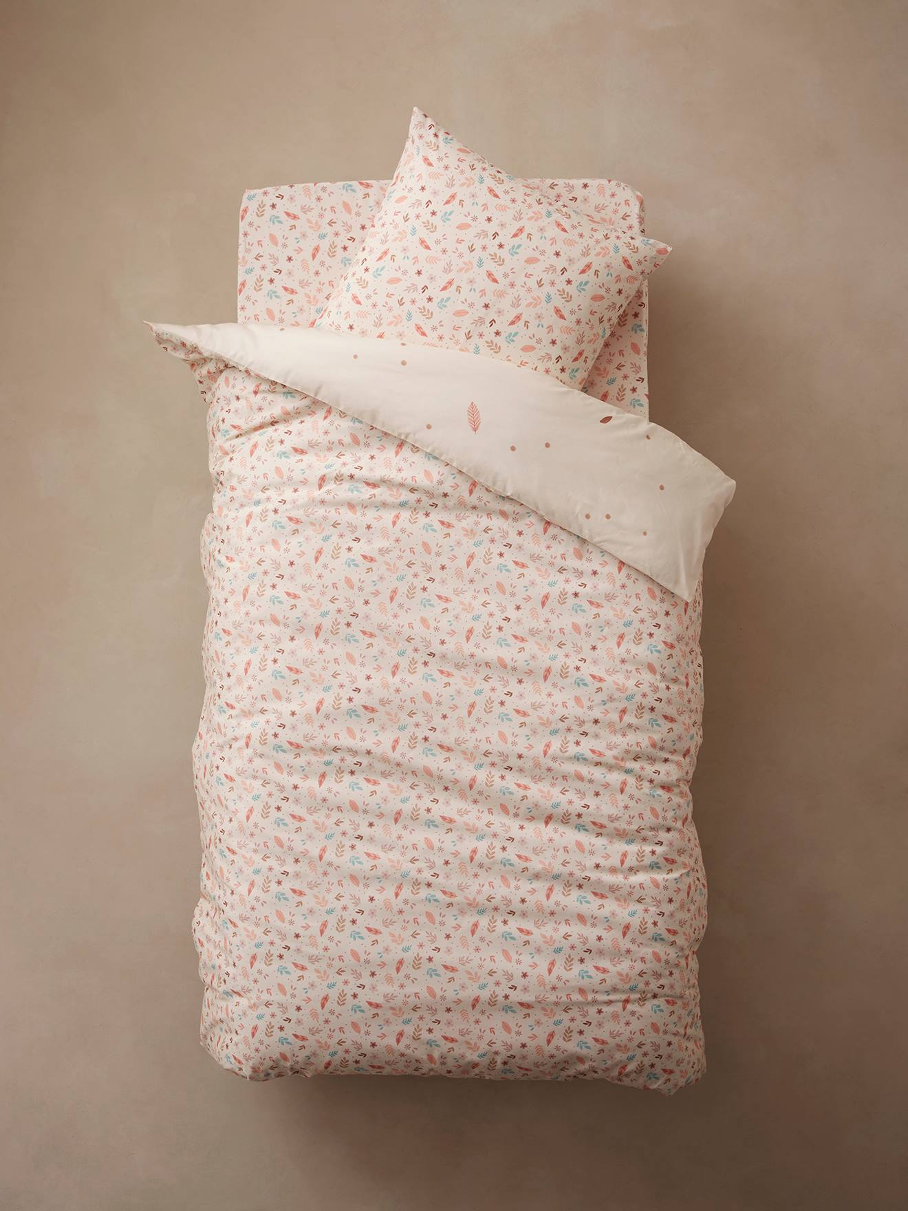 Parure De Lit Enfant VERTBAUDET "Quel Chantier !" - Housse De Couette 140x150cm + Taie - Imprimé Blanc - 12