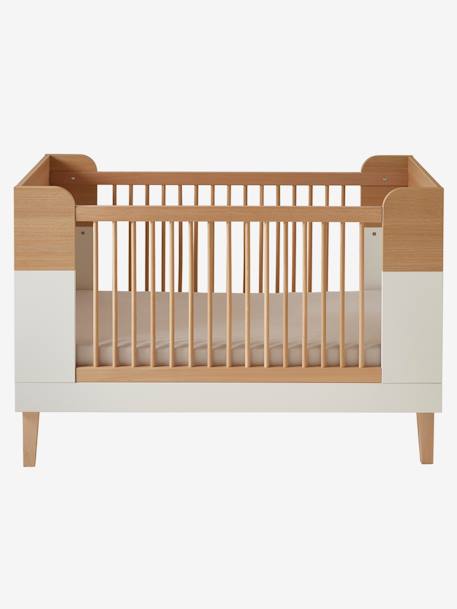 Lit Bébé évolutif 70x140cm MOKA blanc moyen 6 - vertbaudet enfant 