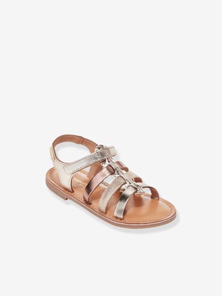 Sandales cuir enfant Badox PAR M. BELARBI or 3 - vertbaudet enfant 