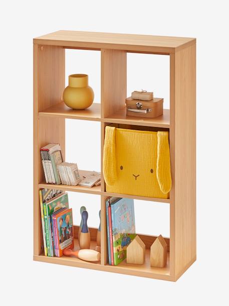 Meuble de rangement 6 cases bois 1 - vertbaudet enfant 