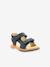 Sandales cuir garçon Platino Planet marine 3 - vertbaudet enfant 