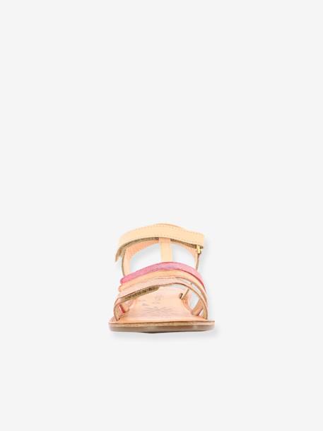 Sandales cuir fille Diamanto Diva ROSE CORAIL METALLISE 6 - vertbaudet enfant 