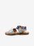 Sandales cuir enfant Diazz bleu 2 - vertbaudet enfant 