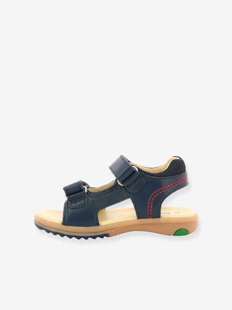 Sandales cuir garçon Platino Planet marine 2 - vertbaudet enfant 