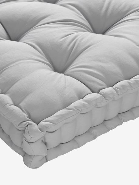 Matelas de sol style futon bleu grisé+cannelle+gris chiné+rose+rose poudré+vert sauge 10 - vertbaudet enfant 