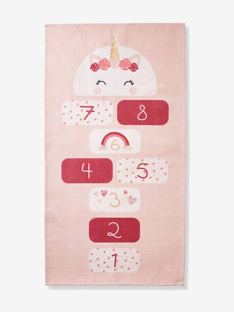 Tapis rectangle marelle Licorne rose 5 - vertbaudet enfant 