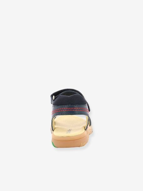 Sandales cuir garçon Platino Planet marine 4 - vertbaudet enfant 
