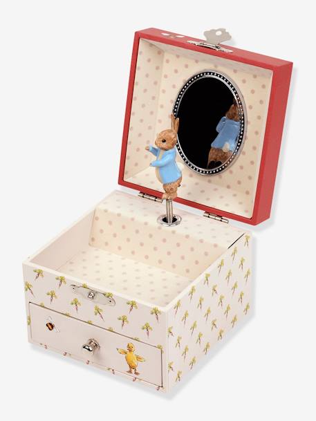 Boîte à Musique Cube Peter Rabbit - rouge imprimé 1 - vertbaudet enfant 