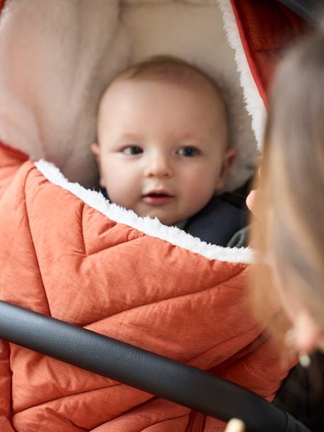 Chancelière esprit doudoune bleu nuit+cuivre irisé+vert sauge 7 - vertbaudet enfant 