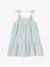 Robe à bretelles rayée fil brillant fille bleu pâle 6 - vertbaudet enfant 