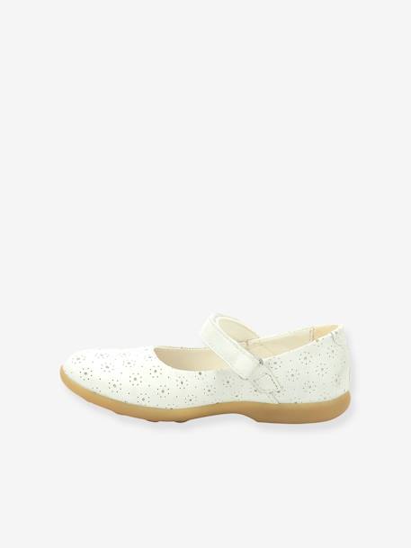 Babies cuir fille Ambellie blanc 2 - vertbaudet enfant 