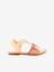 Sandales cuir fille Diamanto Diva ROSE CORAIL METALLISE 2 - vertbaudet enfant 