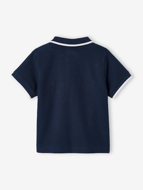 Polo bébé personnalisable marine 4 - vertbaudet enfant 