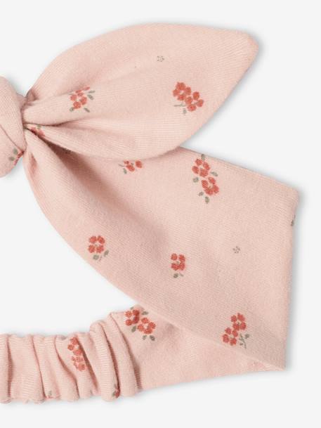 Ensemble bébé 3 pièces : robe + legging + bandeau rose poudré 8 - vertbaudet enfant 