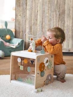 Grand cube multi-activités HANOÏ en bois FSC®  - vertbaudet enfant