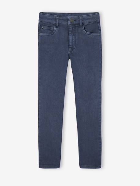 Slim garçon couleur morphologique FIN argile+beige+bleu ardoise+bleu nuit+noir+tomette+vert émeraude 11 - vertbaudet enfant 