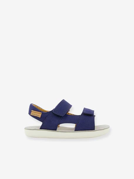 Sandales enfant Goa Boy bleu+caramel 2 - vertbaudet enfant 