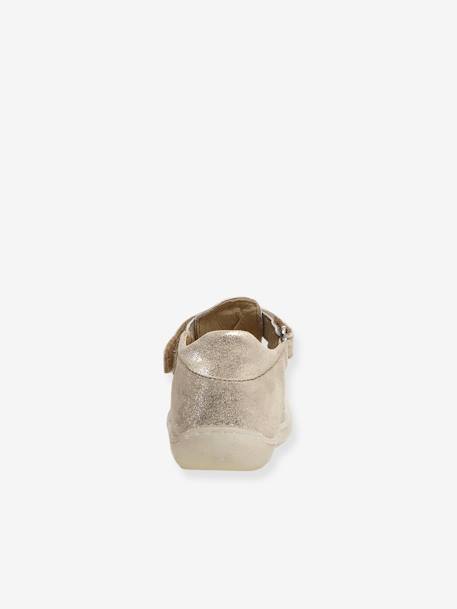 Sandales semi-ouvertes bébé Bede 1ers pas or 4 - vertbaudet enfant 
