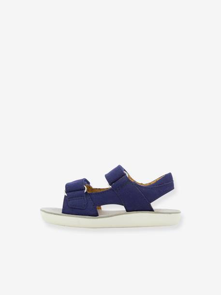 Sandales enfant Goa Boy bleu+caramel 3 - vertbaudet enfant 