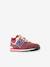 Baskets à lacets enfant GC574NX1/PV574NX1 NEW BALANCE® bois de rose 1 - vertbaudet enfant 