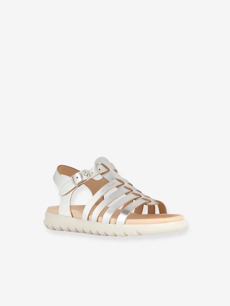 Sandales J SANDAL SOLEIMA GIR argent+rouille 1 - vertbaudet enfant 