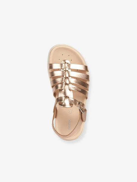 Sandales J SANDAL SOLEIMA GIR argent+rouille 11 - vertbaudet enfant 