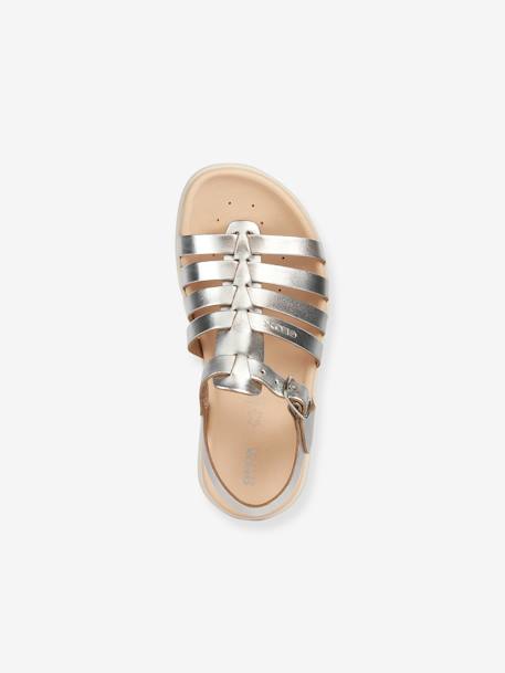 Sandales J SANDAL SOLEIMA GIR argent+rouille 5 - vertbaudet enfant 