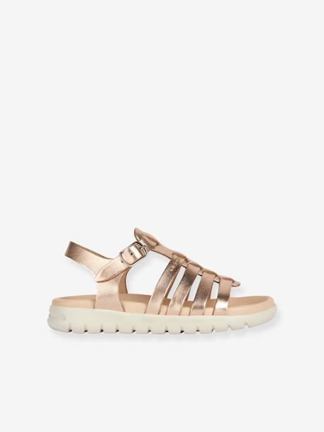 Sandales J SANDAL SOLEIMA GIR argent+rouille 8 - vertbaudet enfant 