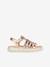 Sandales J SANDAL SOLEIMA GIR argent+rouille 8 - vertbaudet enfant 