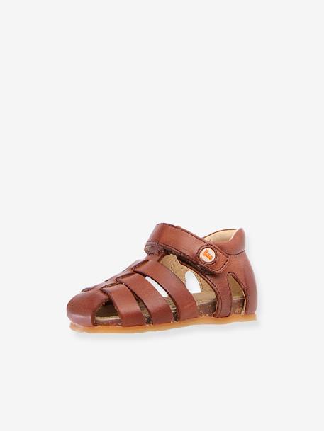 Sandales bébé Falcotto Alby 1ers pas brun 1 - vertbaudet enfant 
