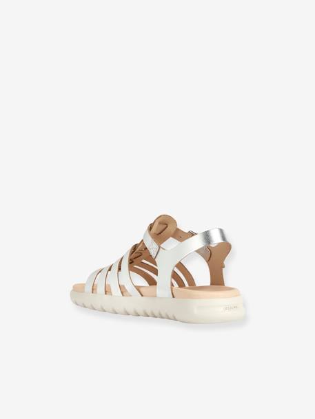 Sandales J SANDAL SOLEIMA GIR argent+rouille 3 - vertbaudet enfant 
