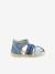 Sandales cuir bébé Bigbazar-2 Iconique Biboo KICKERS® bleu tricolore 2 - vertbaudet enfant 