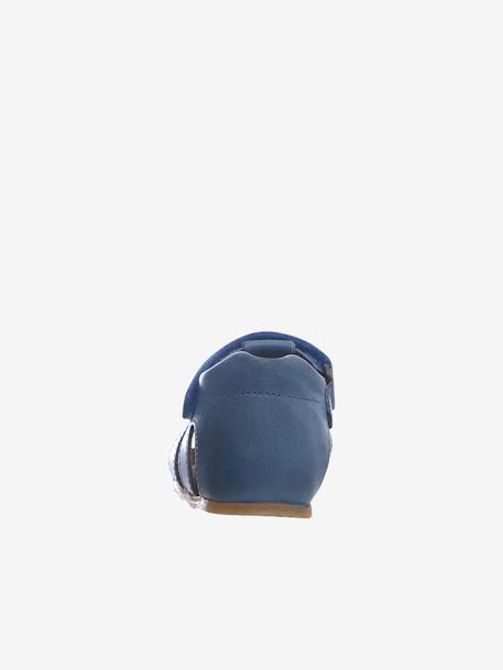 Sandales bébé Falcotto 1ers pas bleu azur+camel 4 - vertbaudet enfant 
